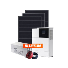 BLUESUN 2KW solar system price off grid complete solar kit 5kw 10kw 15kw for family use